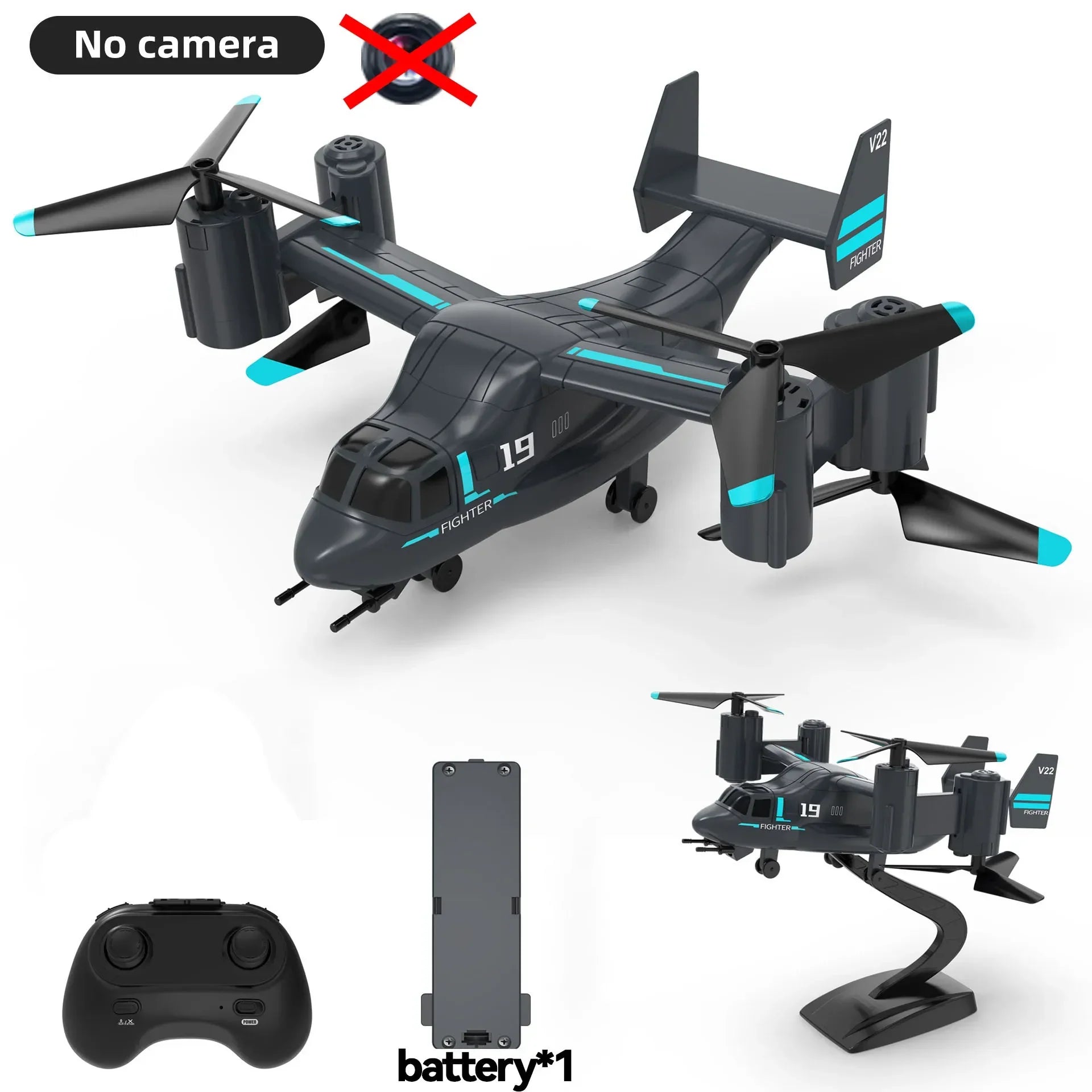 Kmoist LM19 RC Drone with 480P Camera-6