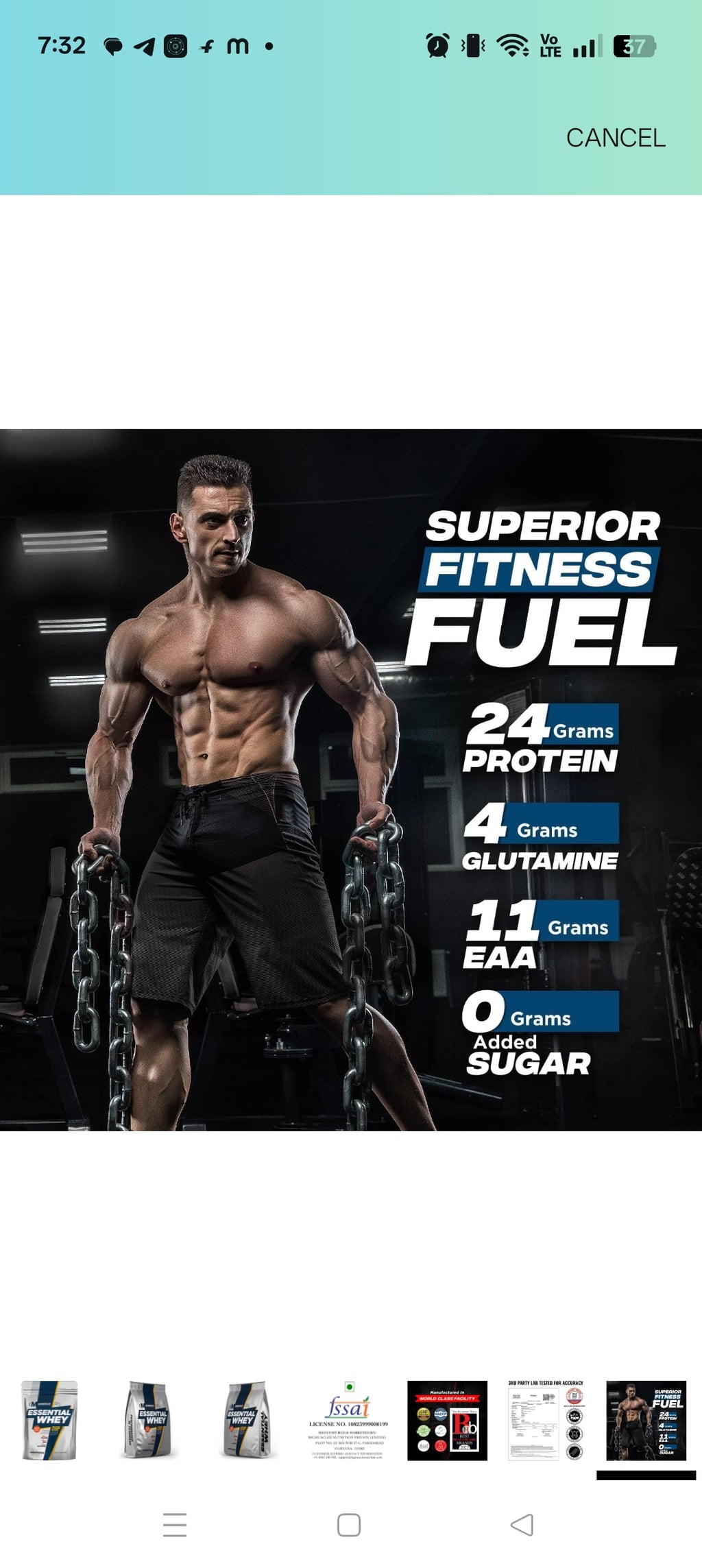 Brand

Bigmuscles Nutrition

Flavour

Dutch Chocolate

Item Weight

1000 Grams

Material Type Free

Vegetarian

Diet Type

Vegetarian

Product Benefits

Weight Management, Muscle Growth

Embark your fitness journey with a premium, international grade whey