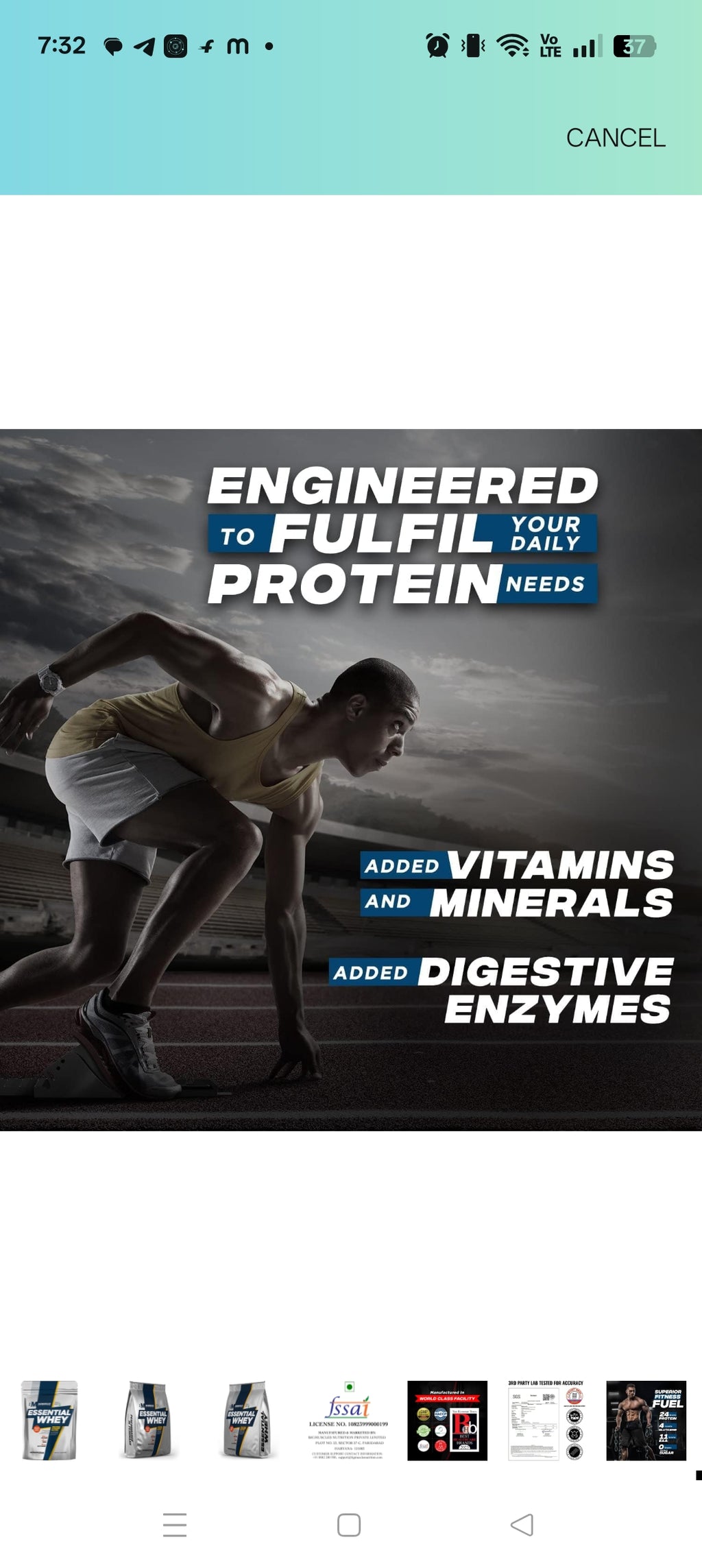 Brand

Bigmuscles Nutrition

Flavour

Dutch Chocolate

Item Weight

1000 Grams

Material Type Free

Vegetarian

Diet Type

Vegetarian

Product Benefits

Weight Management, Muscle Growth

Embark your fitness journey with a premium, international grade whey