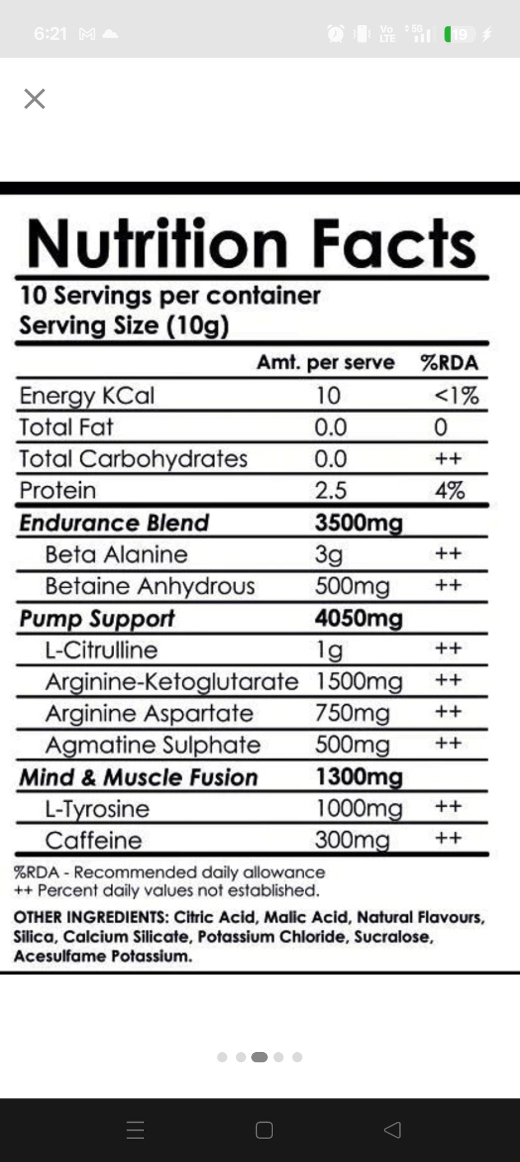 Muscle Asylum F9 PRO Pre-Workout EAA (Essential Amino Acids)